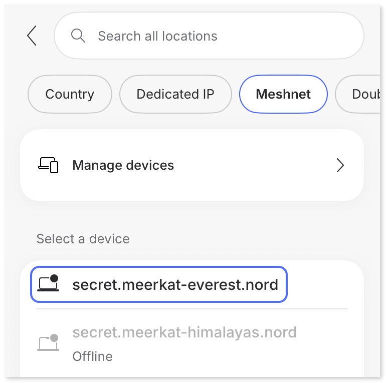 Selecting the traffic routing host device.
