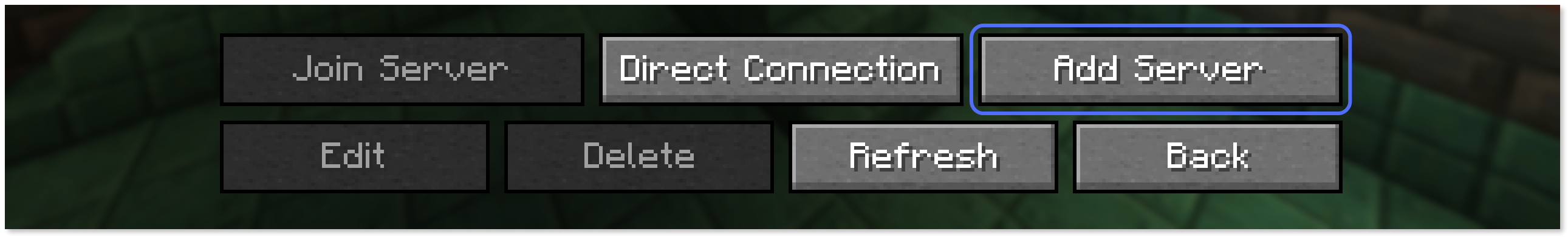 "Add server" button highlighted.