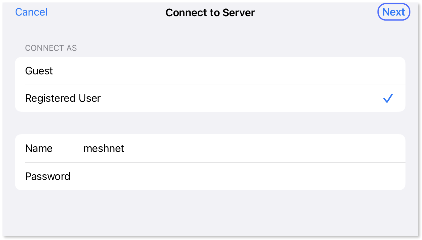 "Next" button highlighted.