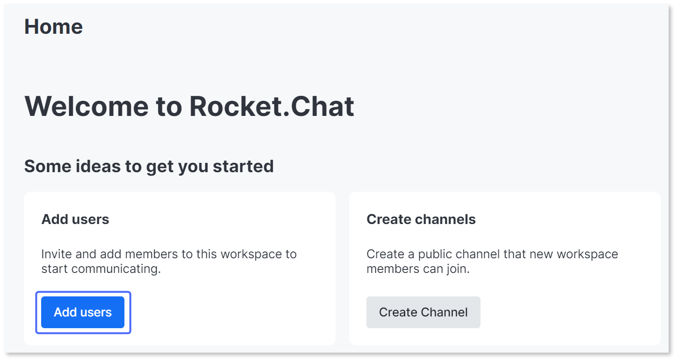 Clicking 'Add users'.