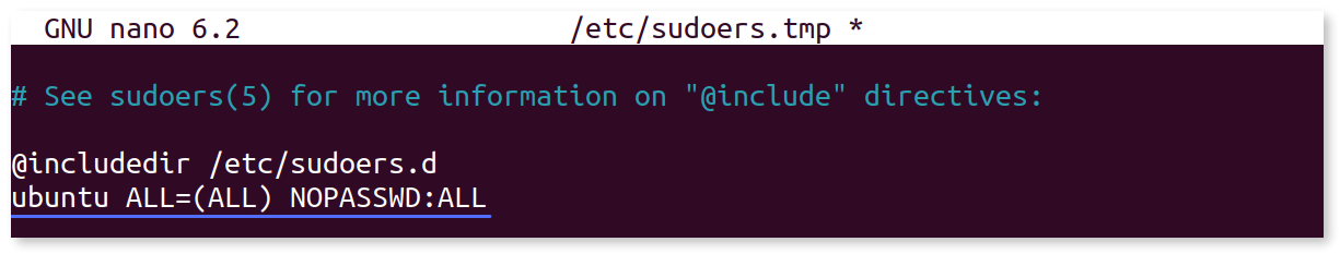 sudoers file being edited