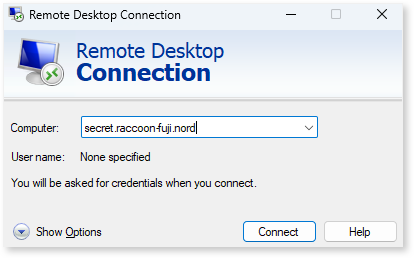 Entering the Nord name