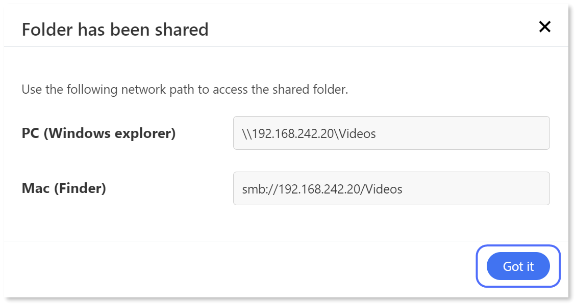 "Got it" button highlighted.